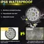 Đèn LED làm việc ô tô Đèn pha LED tròn 3 Inch Đèn phụ trợ Đèn sửa đổi địa hình cho xe tải Máy kéo ATV UTV Thuyền