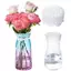 Giá đỡ thân hoa xoắn ốc bằng silicon Lưới sắp xếp hoa chống trượt để trang trí trung tâm tiệc bó hoa DIY [VN]
