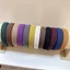 R RUDAN Phong Cách Mới Dệt Kim Twill Len Xốp Dày Đầu Nữ Vải Màu Ép Tóc Tăng Đầu 9GFR