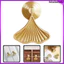Trang Trí Cổ Màu Quirky Ginkgo Núm Tủ Vintage Tủ Tay Cầm Tủ Đen Ngăn Kéo