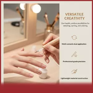 Cod 20 cái chuyên nghiệp có thể tháo rời Nail Art Brush Set với grip gỗ