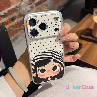 Ốp Lưng Cho IPhone 15 16 17 11 13 14 12 Pro Max Air 16 7 8 15 Plus Bìa da màu vải thiều cổ điển ngọt ngào