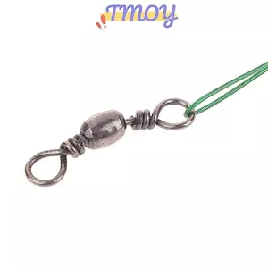 TMOY 10 Chiếc 10 / 15 / 20 / 25 / 30CM Dây Thép Chống Cắn Dây Xích Mồi Fishhook Dòng Dấu Vết Dây Lãnh Đạo Với Phụ Kiện Mồi Câu Cá Xoay TMOY