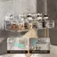 Hộp đựng tủ lạnh Acrylic trong suốt có ngăn chia có thể tháo rời Móc hút cho đồ uống Gia vị Snas Đồ ăn nhà bếp [VN]