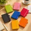 GETVOW Pocket Notebook, Vải Lanh Grain 100 Tờ Mini Notepad, Di Động Vuông Trống Trang Giấy Dày A7 Kích Thước Bỏ Túi Ghi Nhớ Viết Vật Dụng