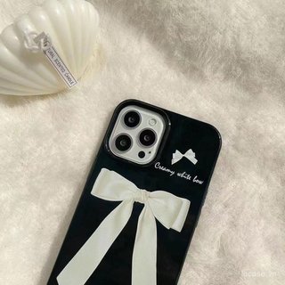 Ốp Điện Thoại Thời Trang Thắt Nơ Thắt Nơ Thời Trang Nữ Phong Cách Thích Hợp Cho iPhone 16promax 15promax 16 15 14 plus 14promax 11 12 13 promax xr xs 17promax Vỏ Bảo Vệ Chống Sốc