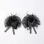 AWNGD Cổ Tay Corsage, Màu Đen Ruy Băng Hoa Hồng Corsage, Vải tuyn Lưới Thiết Kế Mặc Vải Hoa Trang Phục Xò Trang Trí Bướm