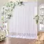 CATMALLER88 Phông Nền Đám Cưới, Thanh Bỏ Túi Drapes Phong Cách Sheer Voan Phông Nền, Không Nhăn Ảnh Trắng Thả Lưng Tiệc Cưới