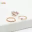 < Honeyba > 10 Cái / bộ Nhẫn Ngôi Sao Mặt Trăng Nữ Bé Gái Bohemian Bộ Trang Sức Quà Tặng Phụ Kiện Đẹp