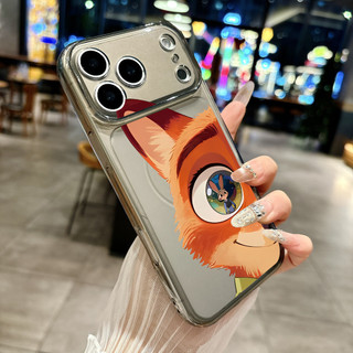 Ốp lưng hình cáo và thỏ dành cho iPhone 11/12/13/14 ProMax/15/16/17/7/8Plus/XR/X/XS Max