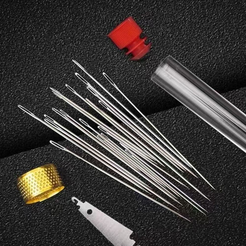 SUNKISSD 31 / 34 / 37PCS Bộ kim may vá đa năng kèm dụng cụ may cầm tay DIY cho trang phục