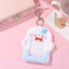 SAMO Plush Photocard, Phim hoạt hình Người tuyết / Thỏ / Gà Hộp đựng thẻ ảnh, Túi thời trang Móc khóa hình ảnh thần tượng đa chức năng dễ thương Quà tặng