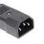 NOTE1 1 Cái Ổ Cắm AC, Đầu Nối Nguồn AC 3 Pin Thẳng IEC 320, Đầu Nối Nguồn Điện Bền C13 C14 10A 250V