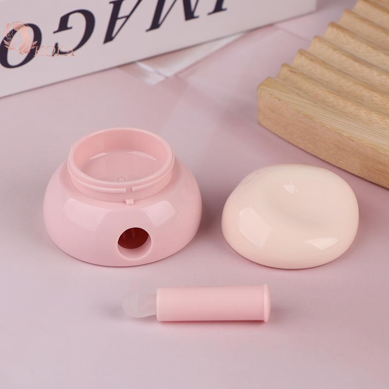 KOPA 3.5g Mỹ Phẩm Rỗng Lọ Chậu Trang Điểm Chăm Sóc Da Hộp Kem Mặt Hộp Son Dưỡng Môi Có Thìa Silicon Chai Đổ Lại VN