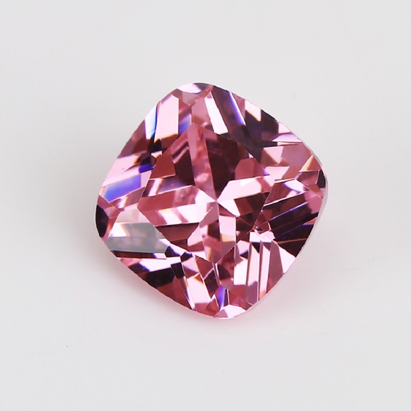 15 Cái / 30 Chiếc 5A Đệm Cắt Hồng Cubic Zirconia 3x3 ~ 10x10mm Rời CZ Đá Quý Tổng Hợp Cho Trang Sức