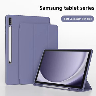 Ốp Lưng Silicon Cho Samsung Galaxy Tab S10 Lite 10.9 "2025 SM-X400 X406B S10 FE Plus S9 S8 S7 FE A8 S6 Lite Da Chống Sốc Bảo Vệ Có Khe Cắm Bút