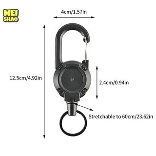 MeiShao 1 Dây Thể Thao Có Thể Thu Vào Dễ Dàng Để Rút Khóa Chống Mất Cao Cấp Chống Trộm Kim Loại Dễ Dàng Để Rút Khóa