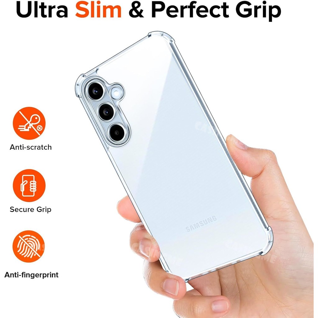 Ốp lưng TPU chống sốc cho Samsung S25 FE 2025 Four-Corners Túi khí trong suốt Vỏ điện thoại cho Samsung Galaxy S25 S24 FE S 25 25S S25FE S25 Plus + Ultra 4G 5G 2025 Ốp lưng silicon chống sốc