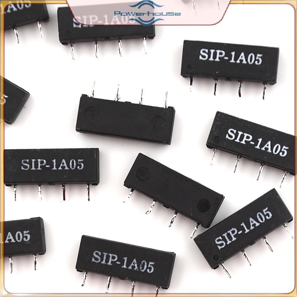 ĐIỆN Mới 20 chiếc 5V Rơle SIP-1A05 Reed Relay 4PIN cho PAN CHANG Rơle.