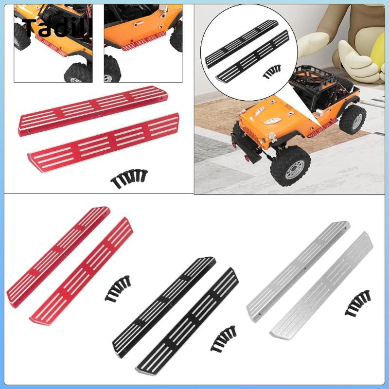 Bàn đạp chân xe RC, Bàn đạp bên bằng kim loại Phụ tùng chắc chắn Bước chạy bảng RC Side Board, cho xe tải H12Y H12Y + 1 / 12