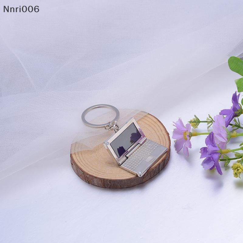 [Nnri006] Móc khóa túi đựng máy tính xách tay mô phỏng kim loại sáng tạo [Vn]