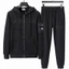 Bộ Nỉ Thêu Môn Lơ Ngang Ngực KCloset Set Áo Khoác Quần Jogger Chữ Thêu Dày Dặn Dáng Rộng Nam Nữ NA07