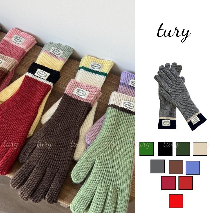 Găng Tay Len Nam Nữ Unisex - Tury - Bao Tay Giữ Ấm Hở Ngón Cảm Ứng Màn Hình Phối Tag Something Better - GT043