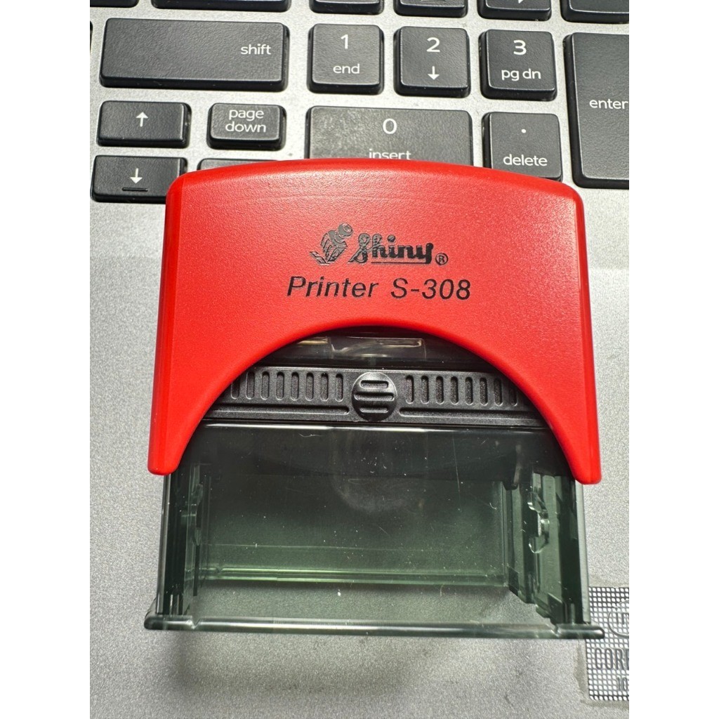 [ CHÍNH HÃNG ĐÀI LOAN, BẢO HÀNH MẶT DẤU ] Khắc Con dấu, mộc đóng dấu tên 1-2 dòng  Shiny S-222/ S-308.