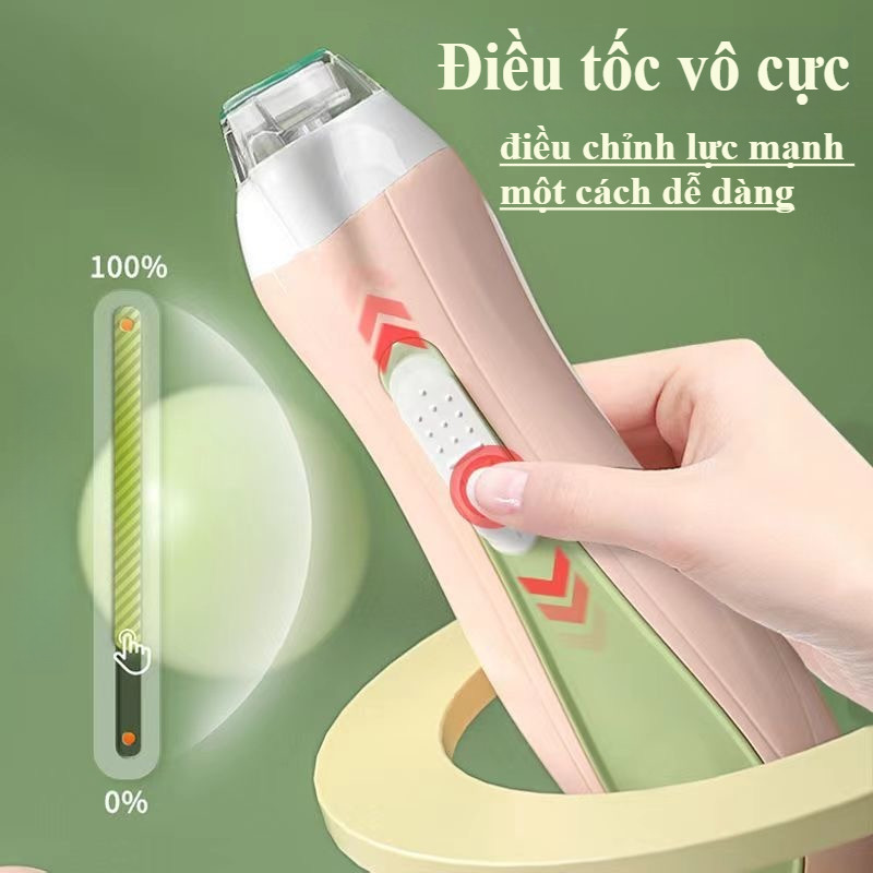 Máy Mài Móng,đồ Dũa Mài Móng Tay Cho Trẻ Sơ Sinh Không Cảm,Chống Rung Giảm Ồn,Kèm Theo Dây Sạc