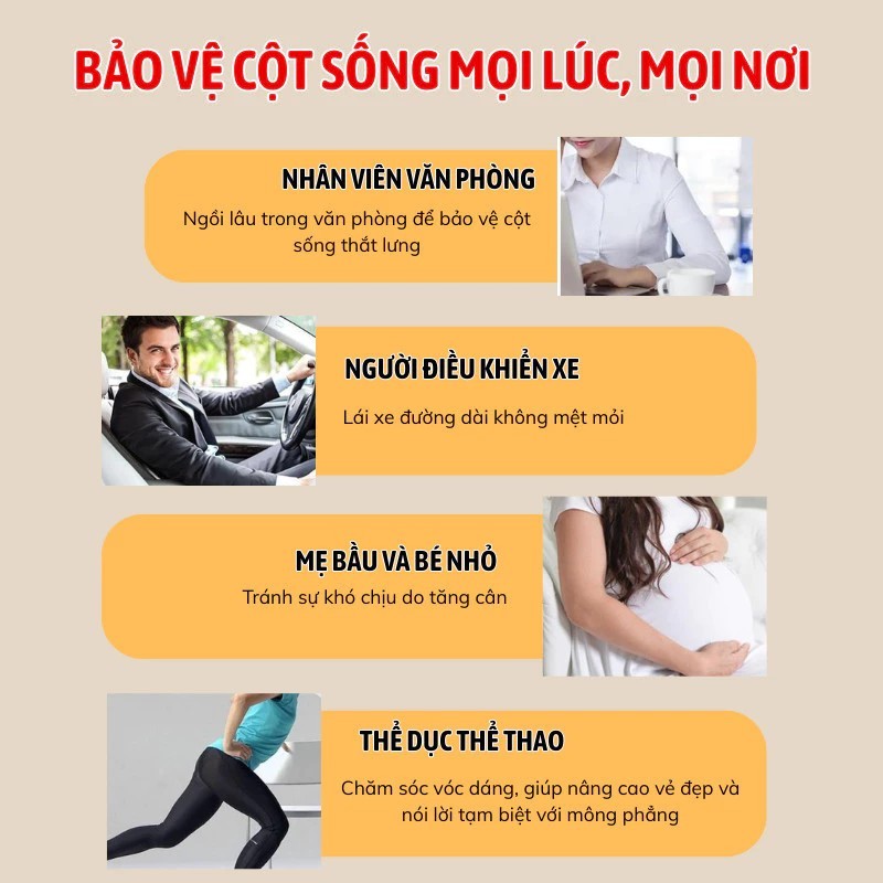 Đệm ngồi gel tổ ong 3D thoáng khí gấp gọn - Chống mỏi lưng, ghế văn phòng & ô tô | BigBuy360 - bigbuy360.vn