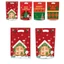 GREAT 50 Chiếc Túi Đóng Gói Giáng Sinh, Ông Già Noel Giáng Sinh Vui Vẻ Túi Kẹo, Bao Bì Ăn Nhẹ Cung Cấp Tiệc Nhiều Màu Gói Quà Tặng Bánh Quy Cho Trang Trí Tiệc Giáng Sinh