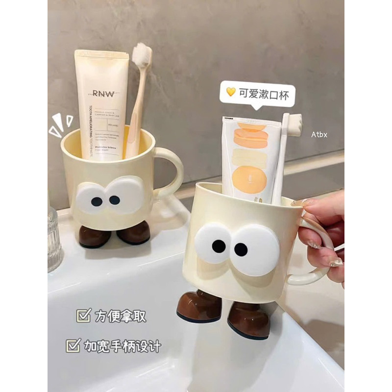 ly nhựa uống nước, cốc đánh răng hình đôi mắt cute 🌸 tuyển sỉ🌸