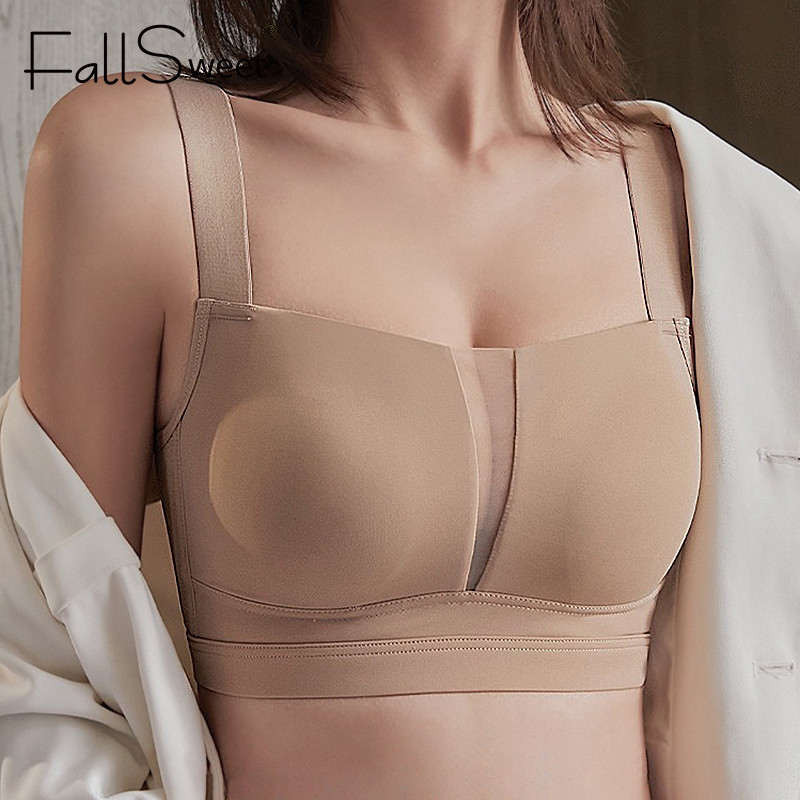 FallSweet 1/3 Cái Áo Ngực Bralette Push-Up Chống Chảy Xệ, Phù Hợp Người Plus Size Từ M Đến 4XL, Điều Chỉnh Linh Hoạt