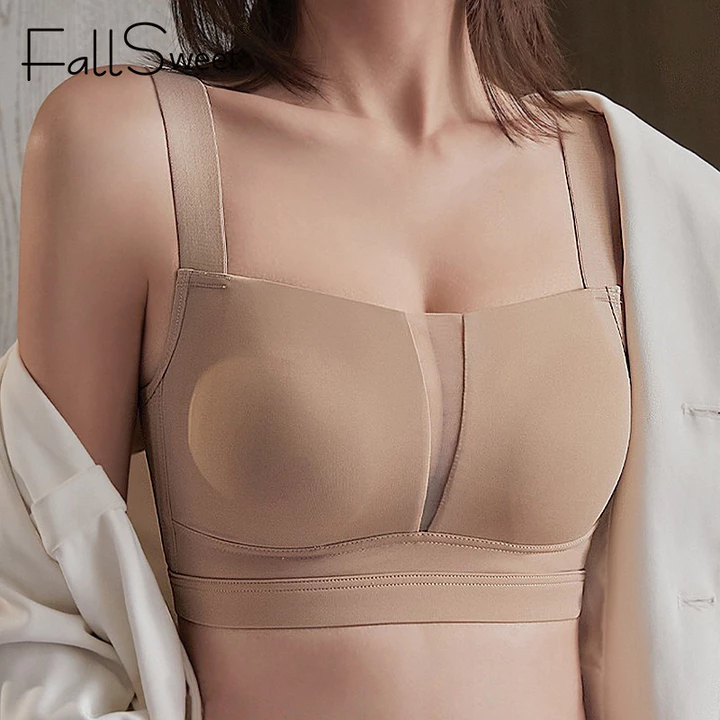 FallSweet 1/3 Cái Áo Ngực Bralette Push-Up Chống Chảy Xệ, Phù Hợp Người Plus Size Từ M Đến 4XL, Điều Chỉnh Linh Hoạt