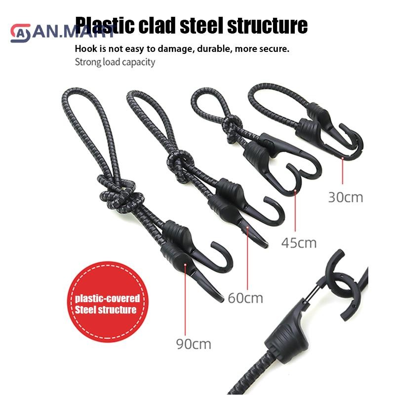 Bigdealssuper Hook RopeElastic Hành lý RopeMotorcycle Fixing StrapElastic Gia cố buộc xuống dây đeo siêu