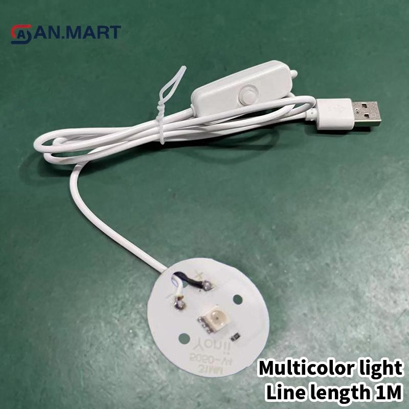 Bigdealssuper 10cm Đế đèn gỗ có thể sạc lại Đèn LED xoay Giá đỡ đèn Đế đèn Nghệ thuật với bộ chuyển đổi nguồn siêu
