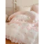 Bộ Chăn Ga Gối 4 Món Memminbedding Luxury Nỉ Nhung Sữa Thêu Nổi Êm Ái, Mượt Mà Mang Lại Sự Ấm Áp - L41661