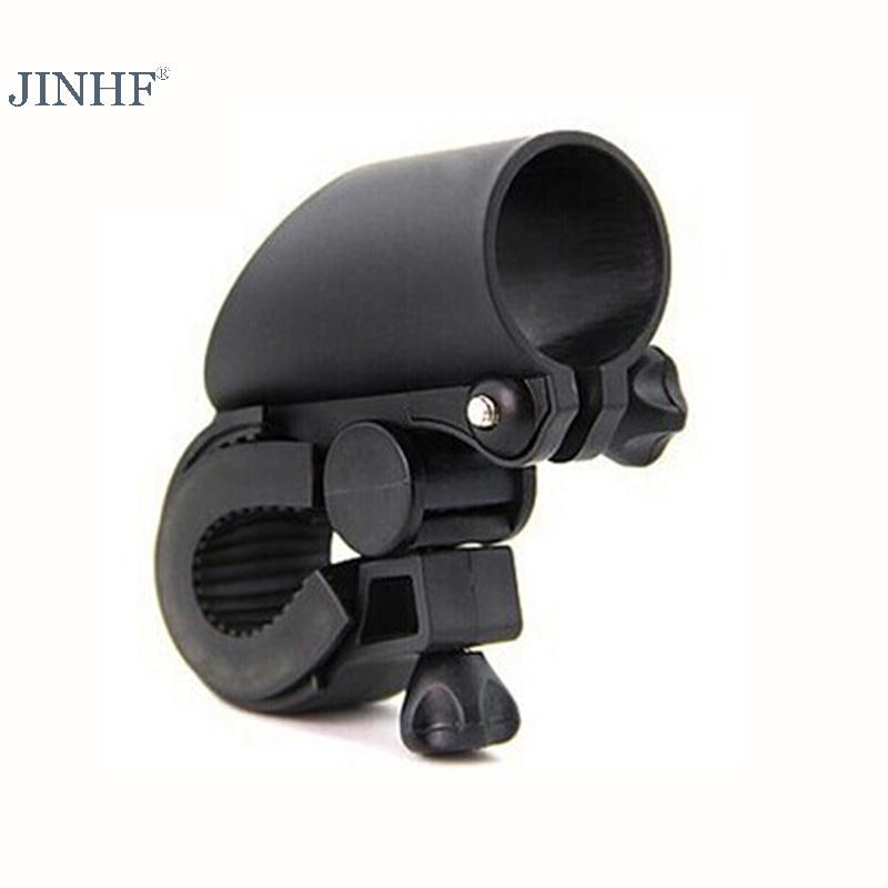 JINHF Giá Đỡ Đèn Pin Cho Xe Đạp - Điều Chỉnh Linh Hoạt, Kẹp Tay Cầm & Chân Đế