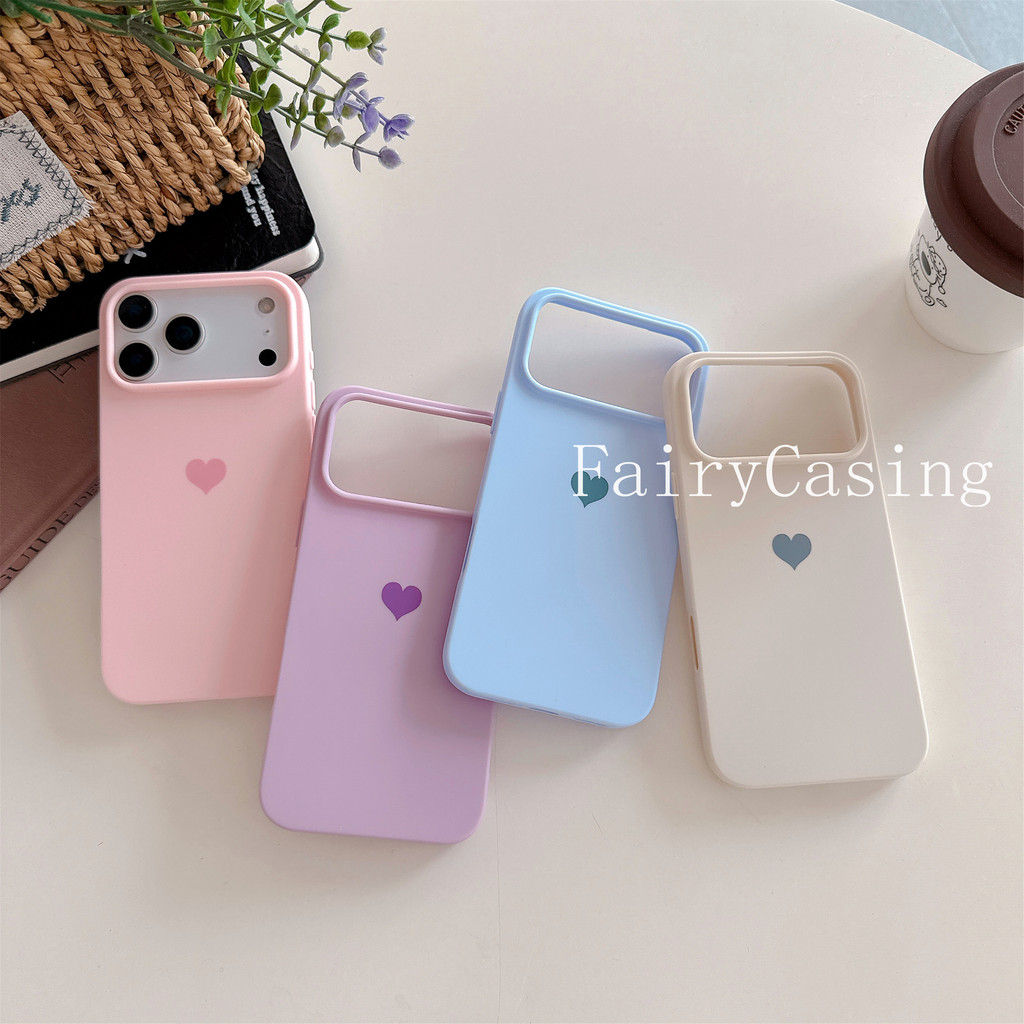 Ốp lưng chống sốc TPU cho IPhone 17 Air 16 15 14 13 12 11 Pro Max 16E 16Plus Vỏ ốp lưng trái tim tình yêu