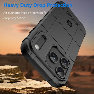 Dành Cho iPhone 17 17 17e 16e 16 15 14 13 Pro Max Air Plus Mini Silicone Chắc Chắn Lá Chắn Quân Sự Funda Trường Hợp Bảo Vệ