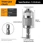 NOTE1 Khoan Chuck Adapter, Tay Cầm Lục Giác 1 / 4 Inch Thay Đổi Nhanh Chuck, 1.5-6.5mm Tự Tăng Cường Chuôi Lục Giác 3-Jaw Chuck Chế Biến Kim Loại