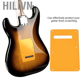 hilivn Matybobe Tấm ốp lưng đàn guitar Kim loại Bảo vệ bền bỉ Lắp đặt dễ dàng cho ST Style Electric (Đen)