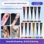 GAVESTO Henna Tattoo Cream, Tạm thời Dễ sử dụng Henna Paste Cone, Mehndi Đen Nâu Bán vĩnh viễn Mehndi Body Art Ink Hình xăm tạm thời