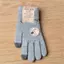 PNPIA- Găng tay màn hình cảm ứng mùa đông dành cho nữ Găng tay dệt kim co giãn ấm áp Full Finger Guantes