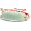 Vòng tay ngọc bích tự nhiên Pixiu - Ngọc Icy xanh nhạt - Dây bện đỏ - Thủ công - 10mm - Có giấy chứng nhận & hộp