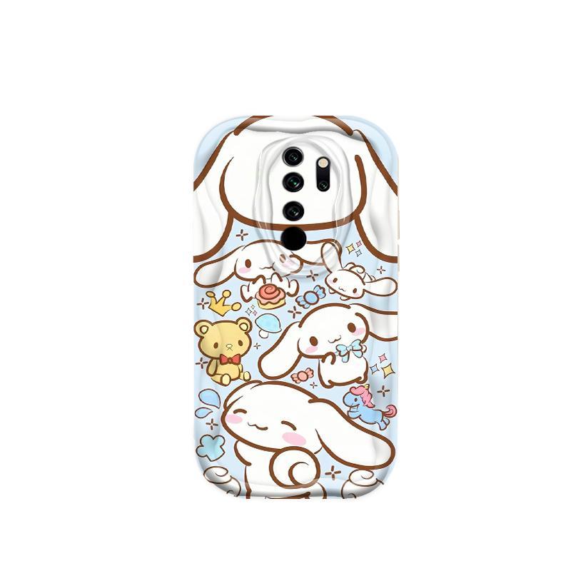 Vỏ Silicon Hoạt Hình Cho Redmi 9 Note 8 Pro POCO M2 3D Art Vỏ Điện Thoại Mềm TPU Cinnamoroll Sanrio Ốp Lưng Chống Sốc