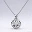 Shuling Nữ Dainty Vuông Cube Mặt Dây Chuyền Vòng Cổ Choker