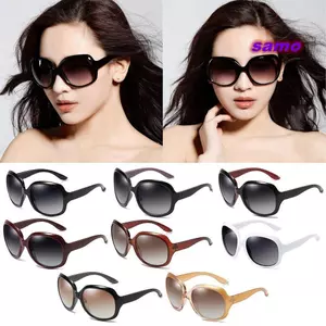 Kính râm cỡ lớn SAMO, Kính râm tròn chống tia cực tím nhẹ, Kính râm hình elip cổ điển Kính râm nữ du lịch ngoài trời