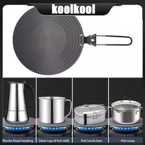 Khay khuếch tán nhiệt bằng nhôm di động Kool Tấm dẫn nhiệt để nấu Gas