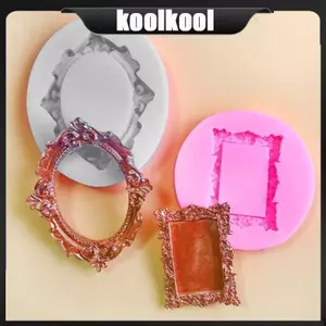 Kool Khung Ảnh Khuôn Silicon Khuôn Xà Phòng Để Trang Trí Thạch Cao Xà Phòng